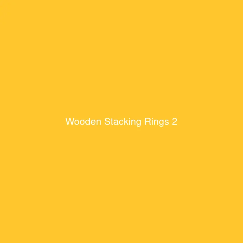 Wooden Stacking Rings — image 2 of 3
