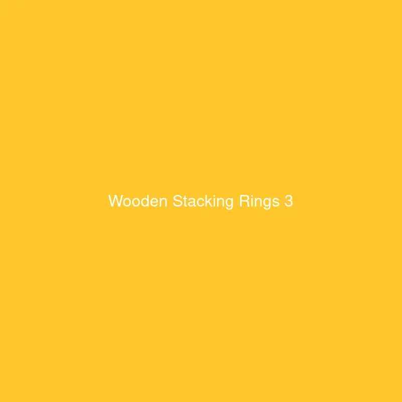 Wooden Stacking Rings — image 3 of 3