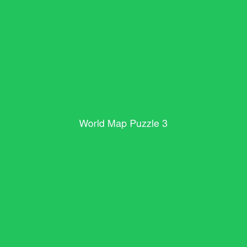 100-Piece World Map Puzzle — image 3 of 3